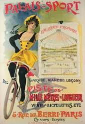 Poster Advertising the Palais-Sport in Paris, c.1895